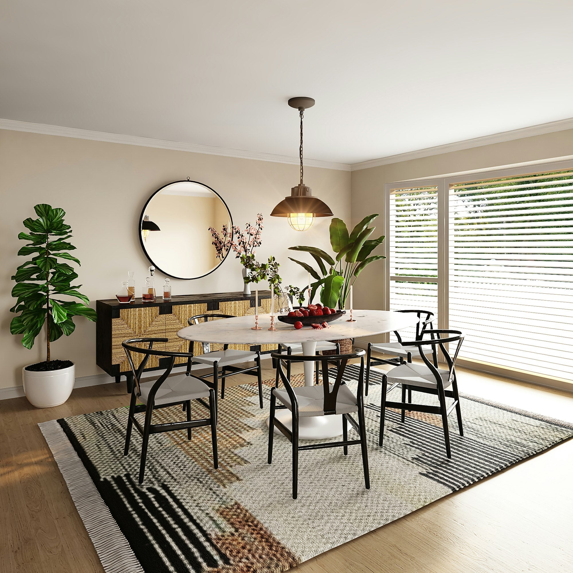 Come scegliere il tappeto per la sala da pranzo?