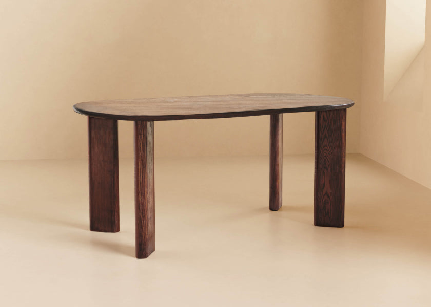 Tavolo da pranzo rettangolare in legno BAOBAB