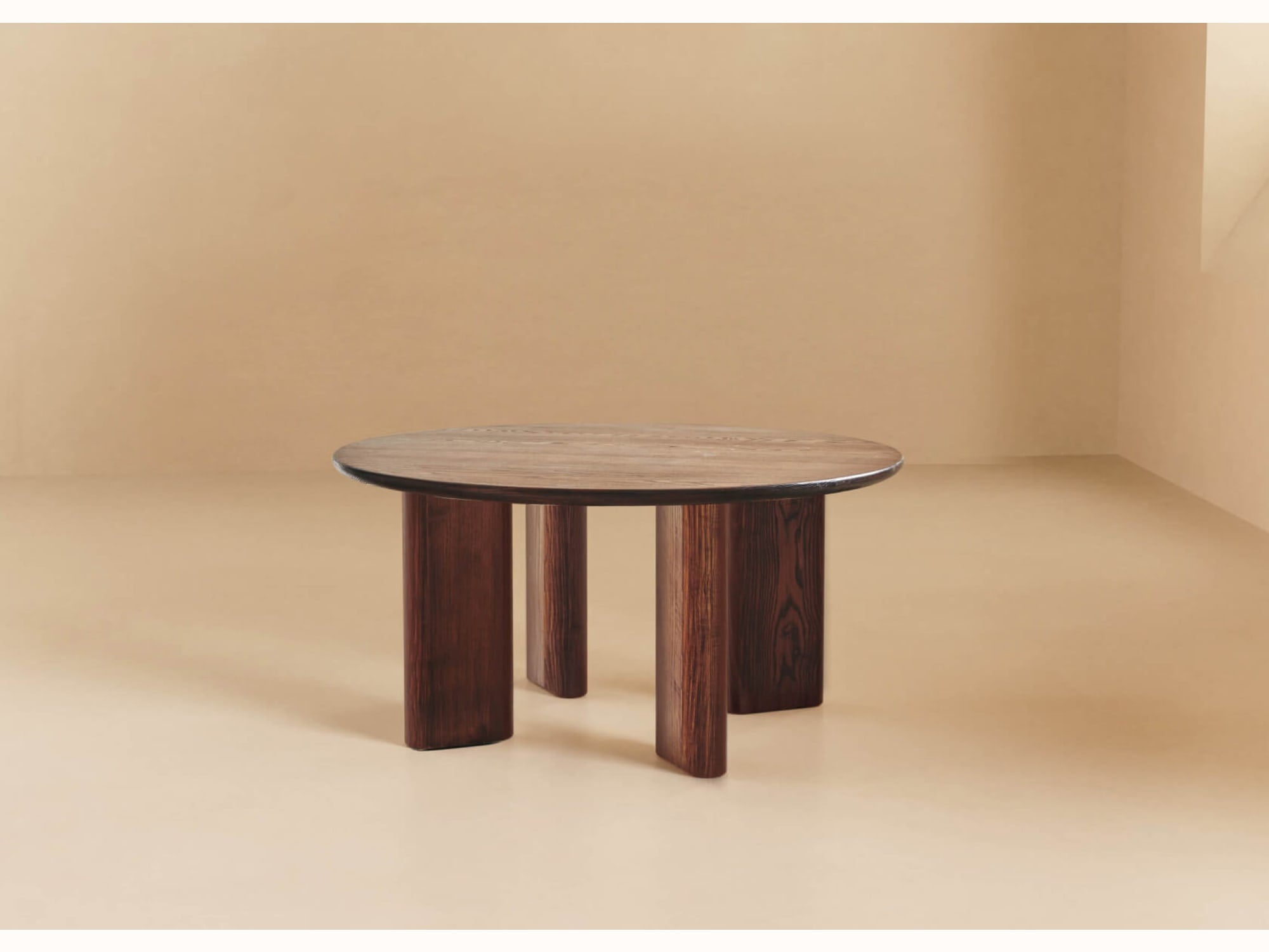Tavolino rotondo in legno BAOBAB - 90 cm