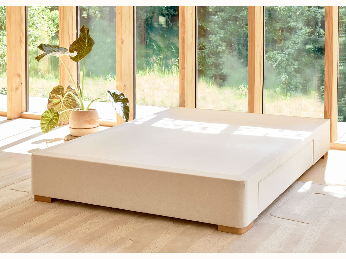 Letto imbottito con cassetti premium - LE LAC