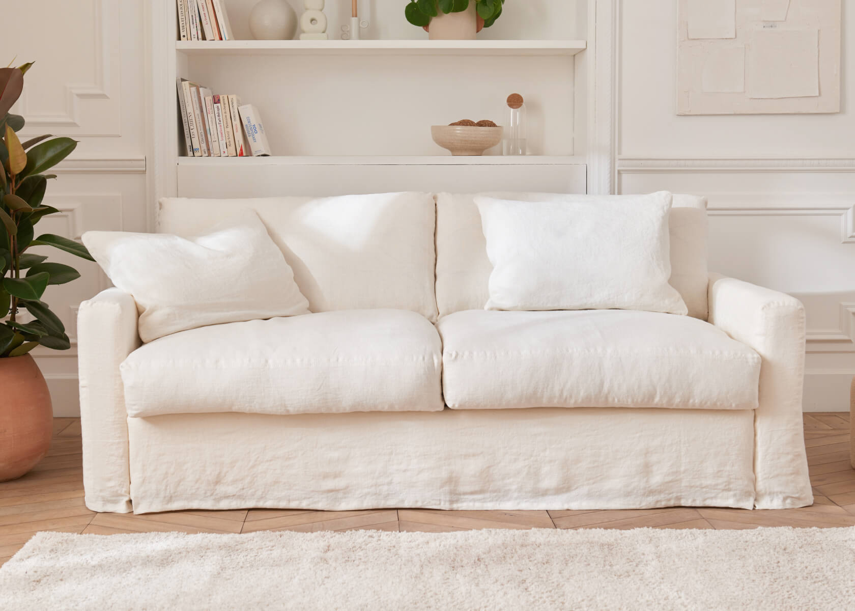 Divano letto in lino PALM