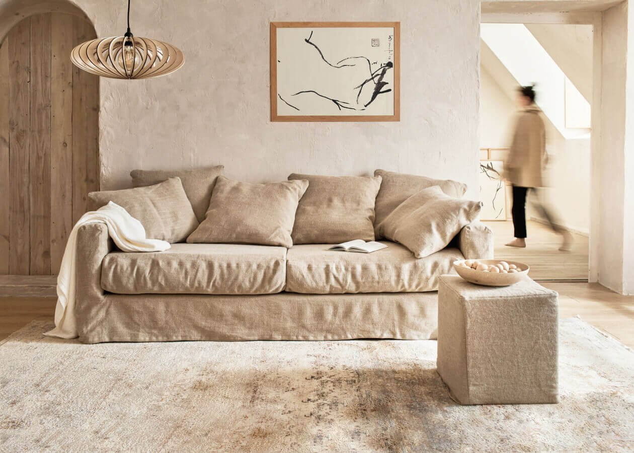 Divano in lino PALM