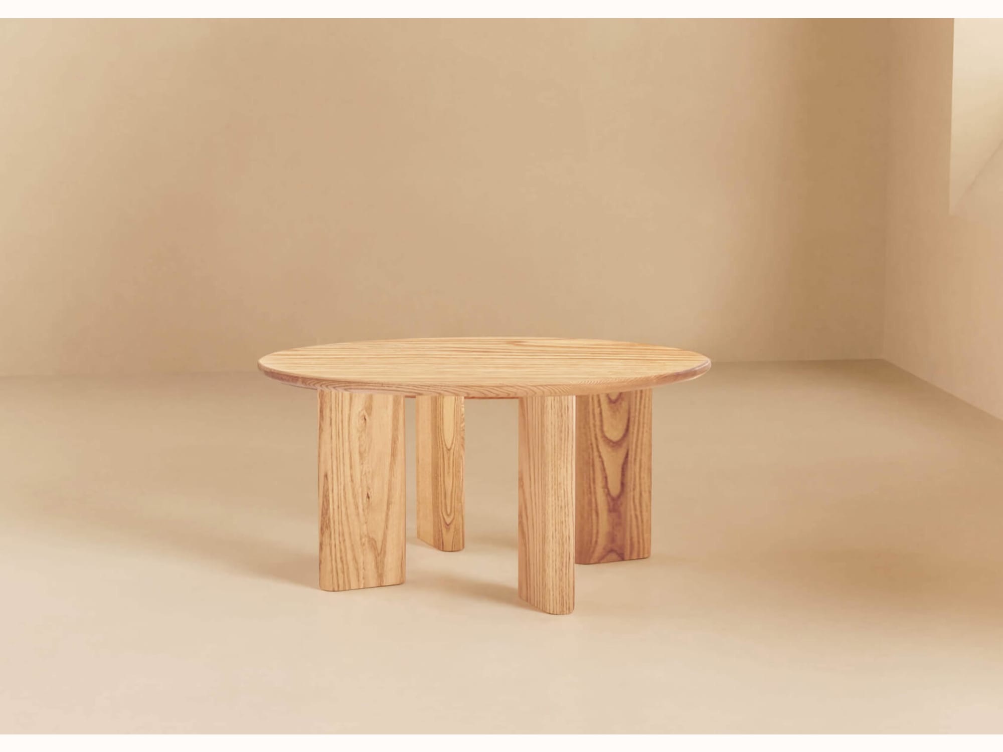 Tavolino rotondo in legno BAOBAB - 90 cm