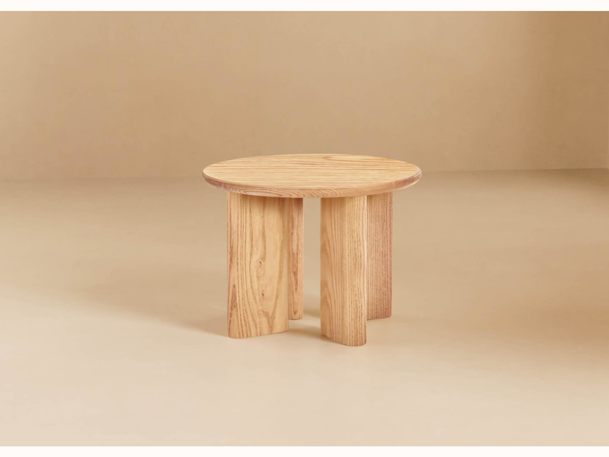 Tavolino rotondo in legno BAOBAB - 60 cm