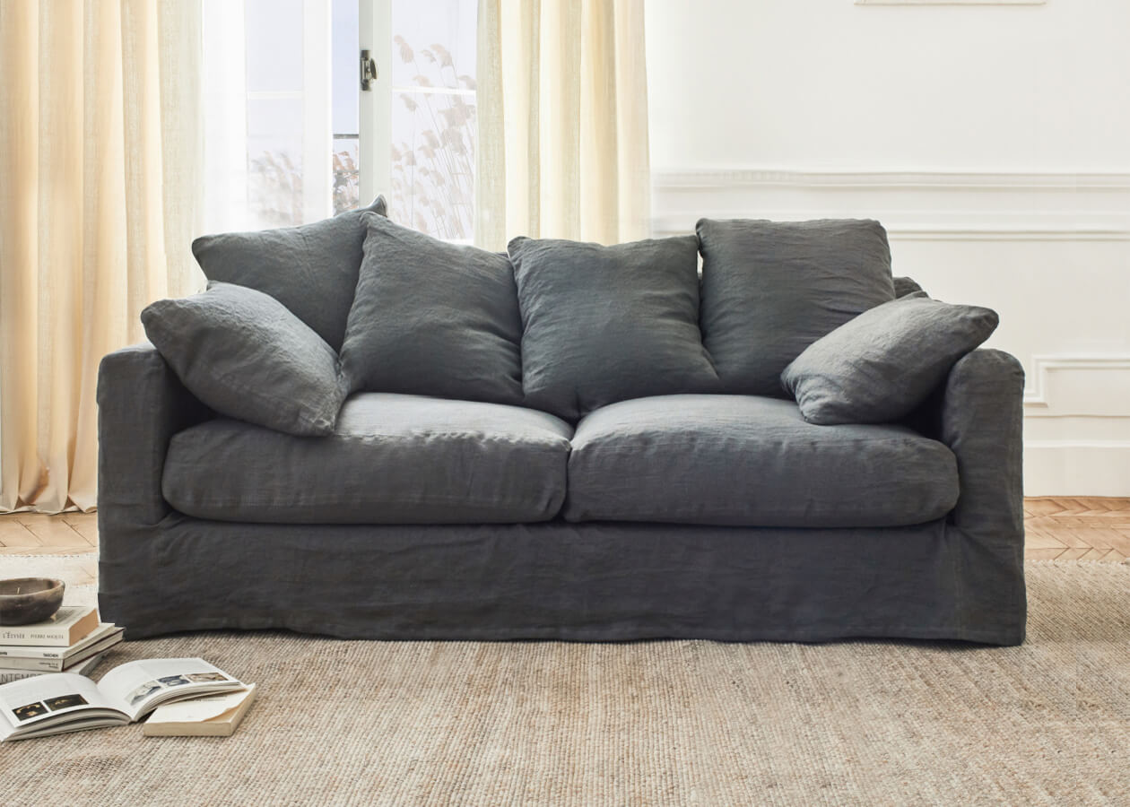 Divano in lino PALM