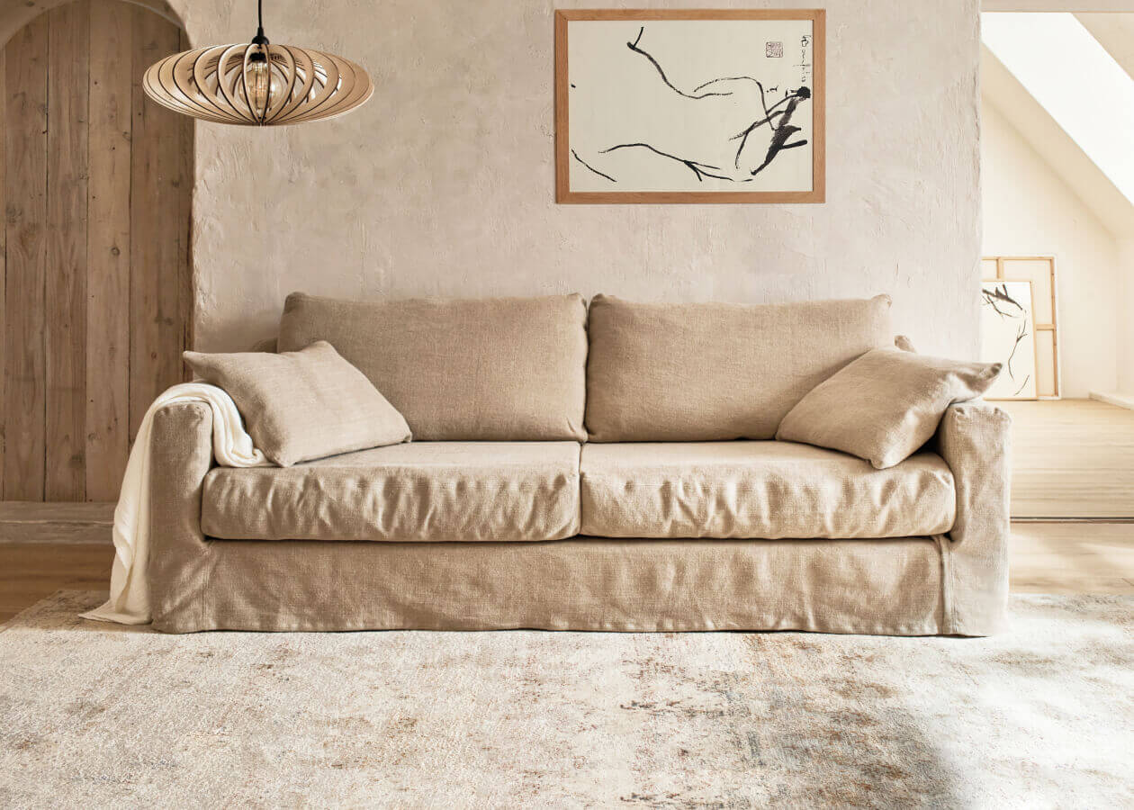 Divano in lino PALM