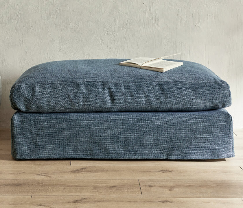 Pouf in lino PALM