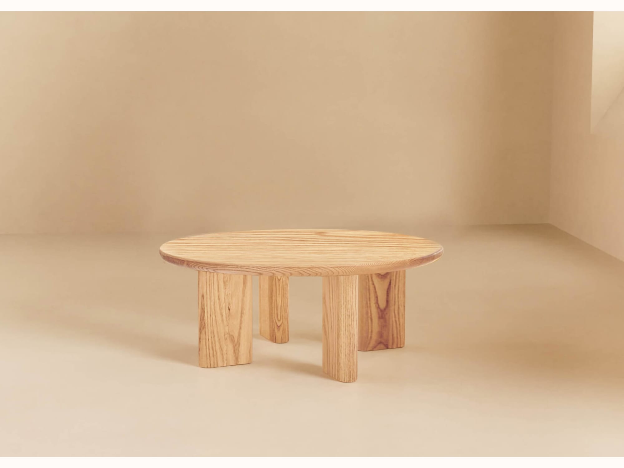 Tavolino rotondo in legno BAOBAB - 90 cm