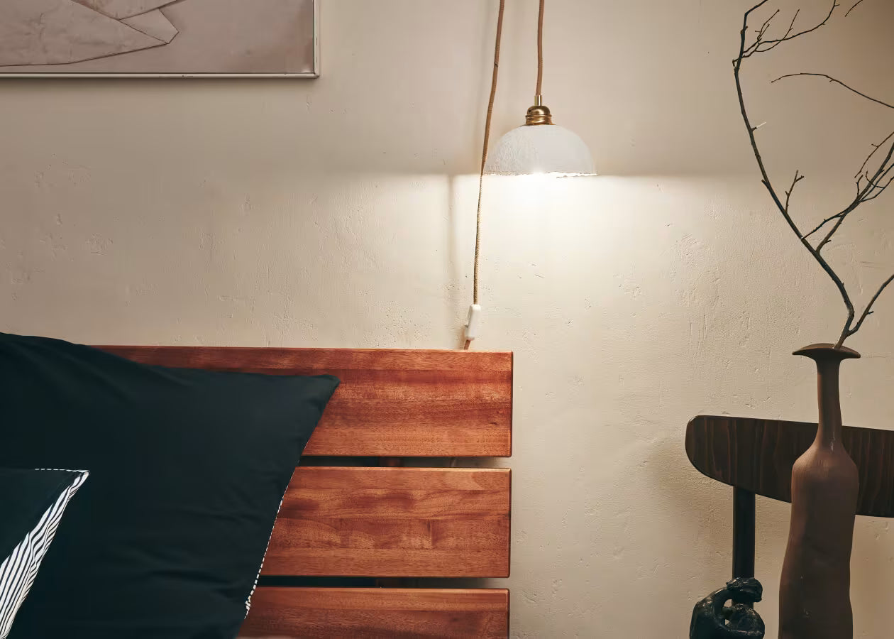 Lampada a sospensione in cartapesta LUNA - Ana Ro x Kipli