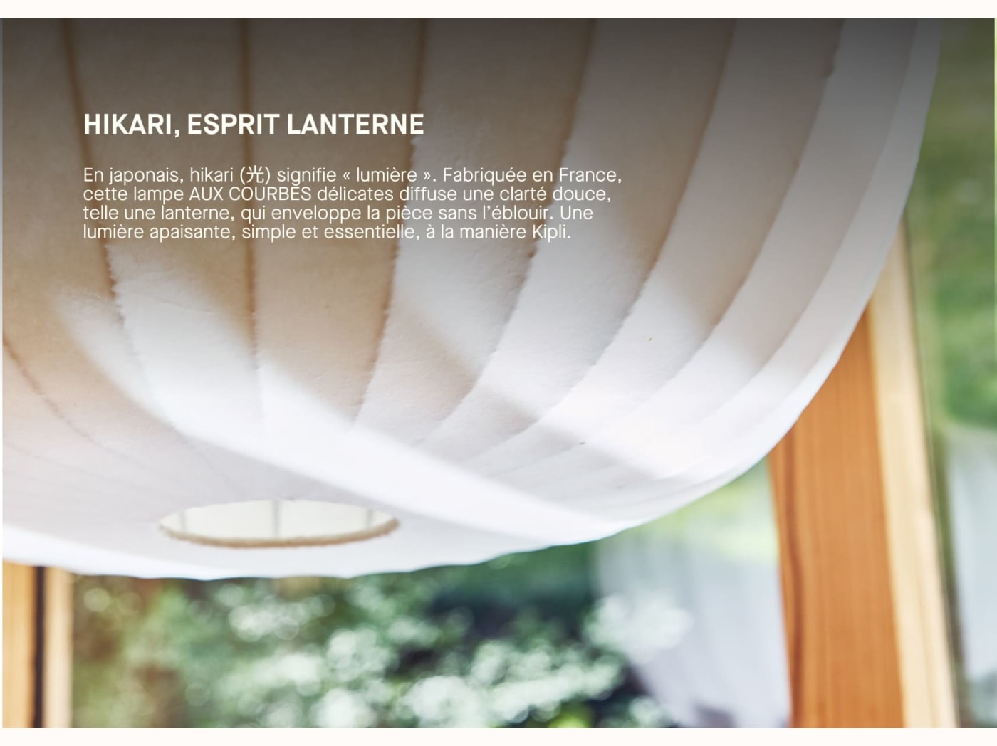 Lampada a sospensione Hikari