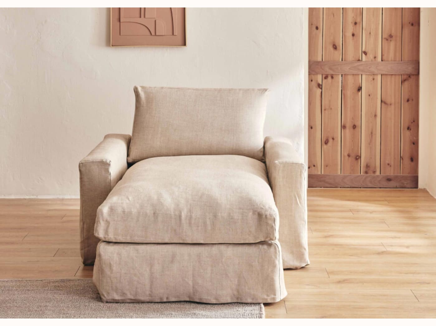 Divano letto in lino LENO