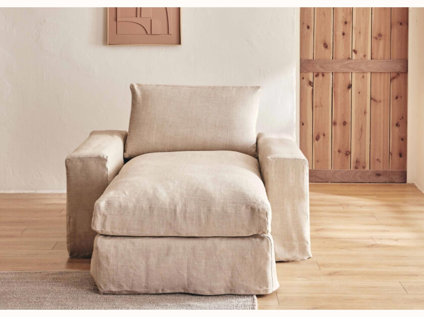 Divano letto in lino LENO