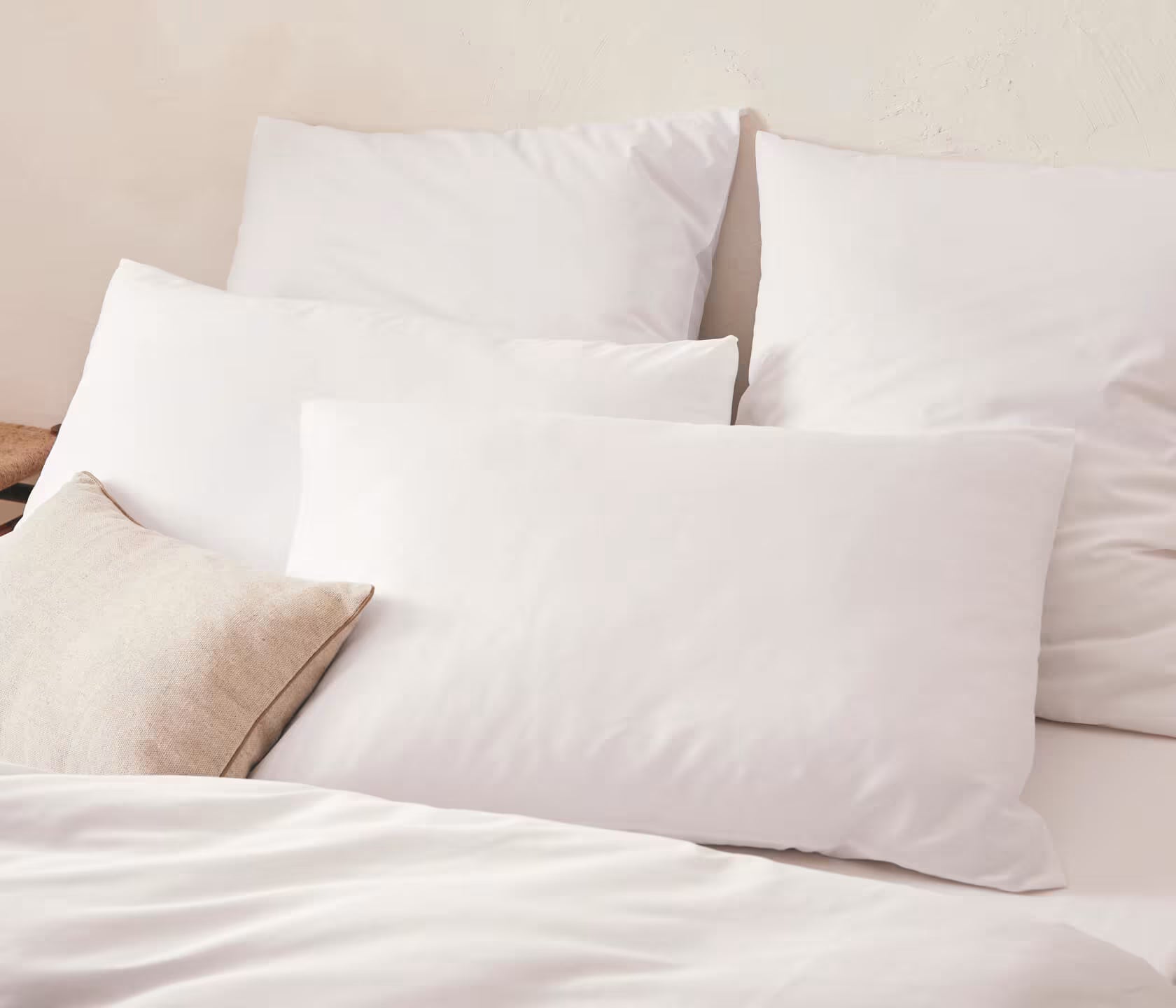 Set da letto in raso