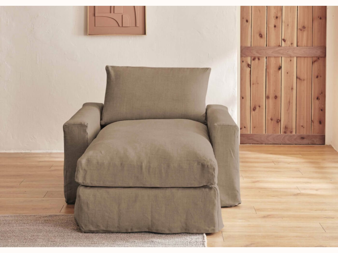 Divano letto in lino LENO