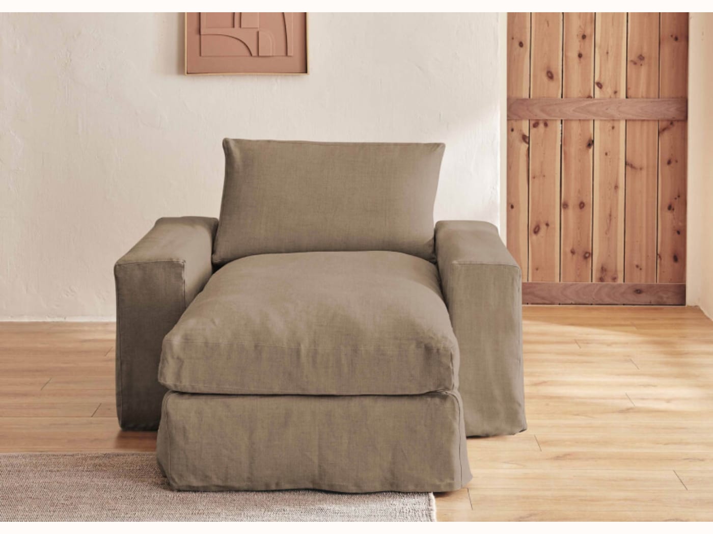 Divano letto in lino LENO