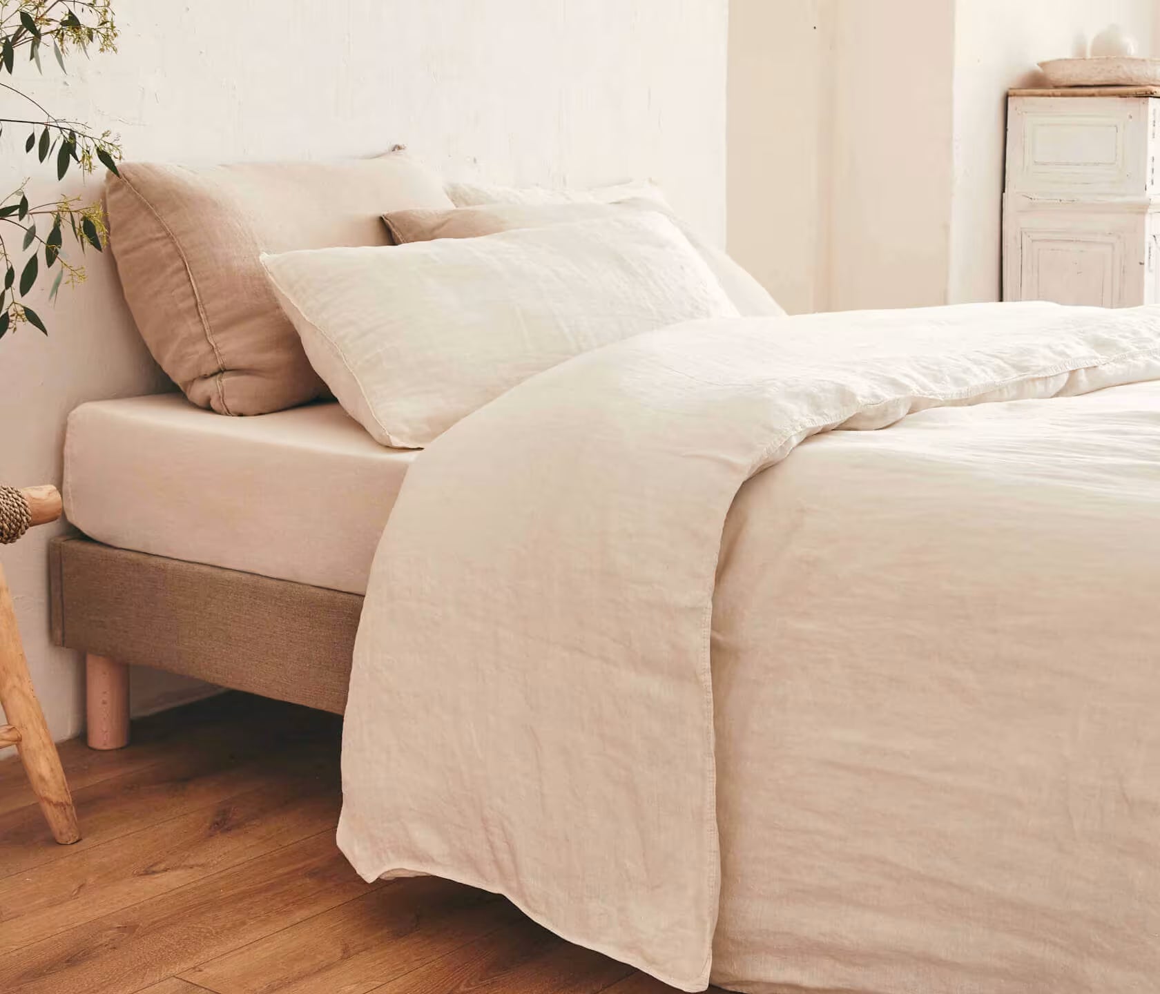 Set da letto in canapa