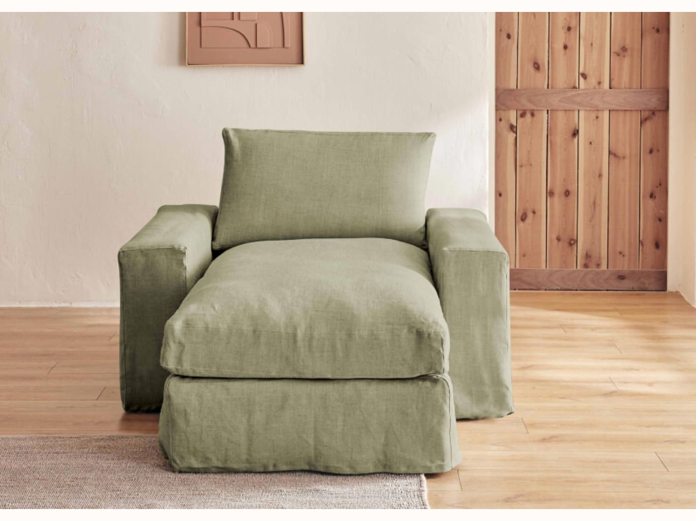 Divano letto in lino LENO