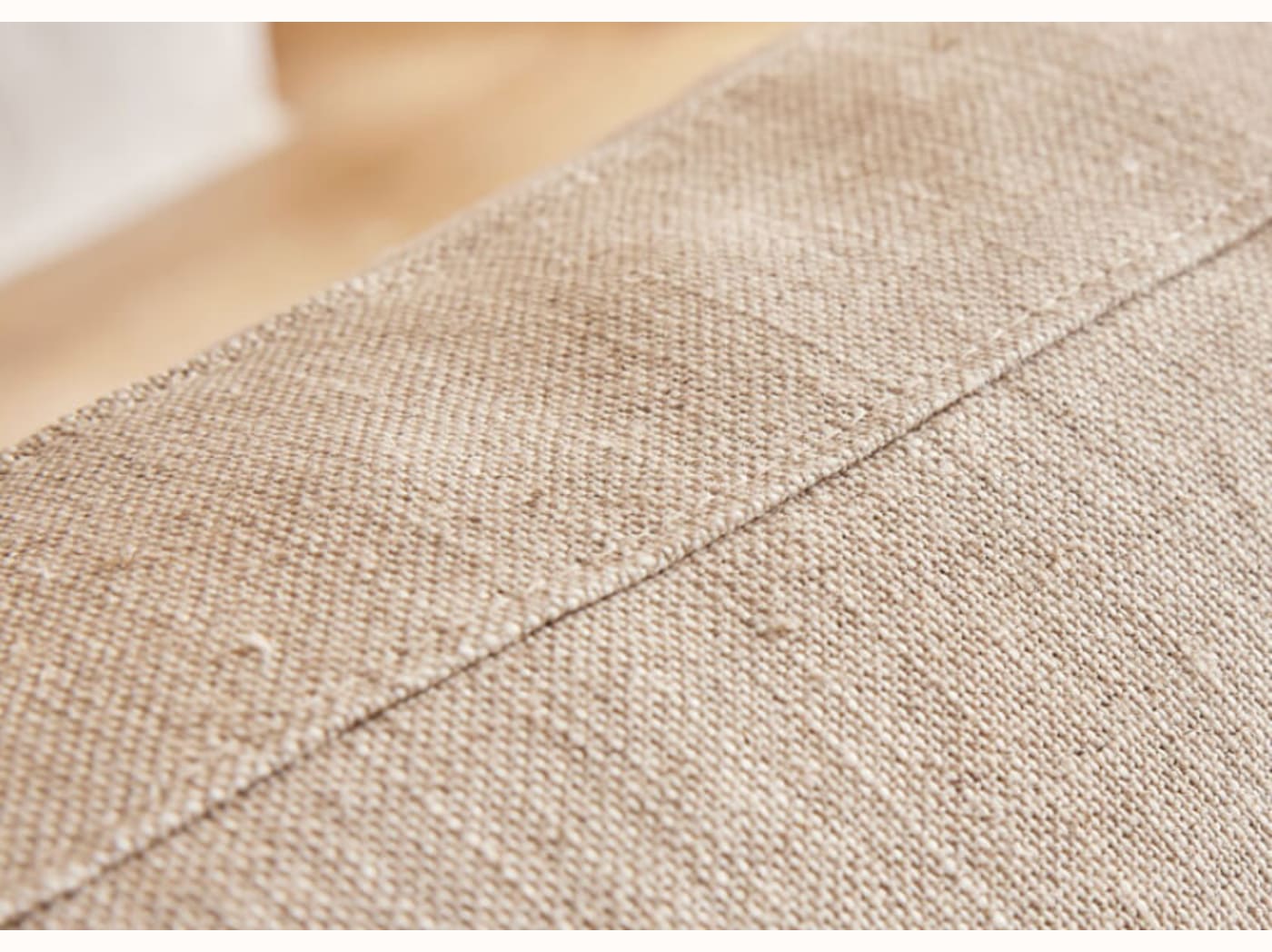 Pouf in lino LENO