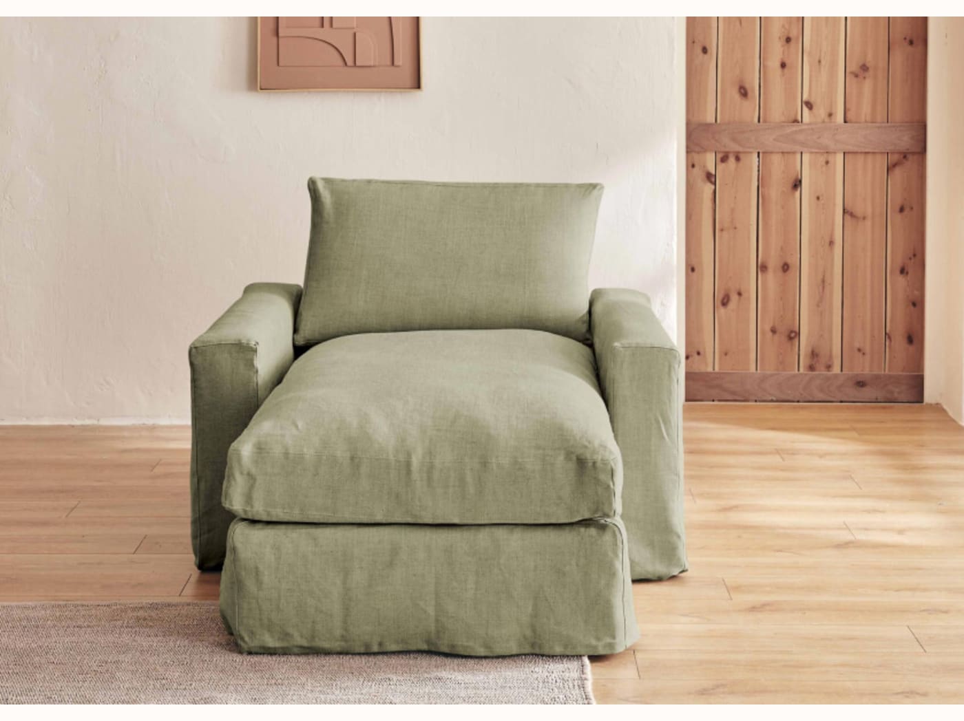 Divano letto in lino LENO
