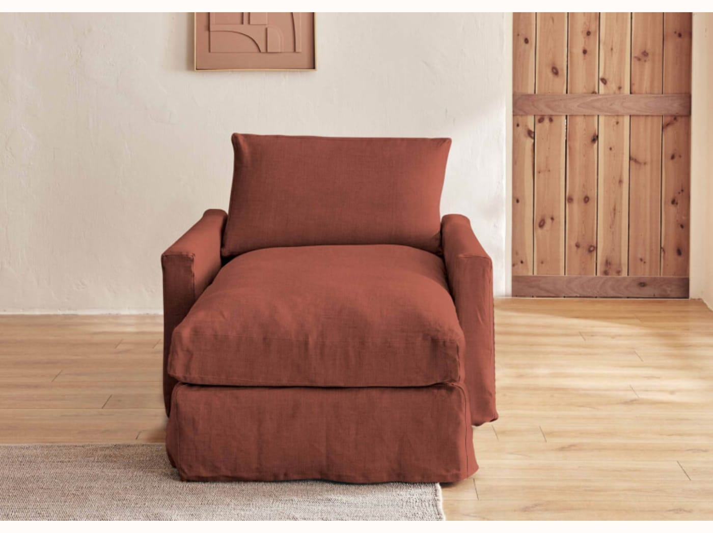 Divano letto in lino LENO