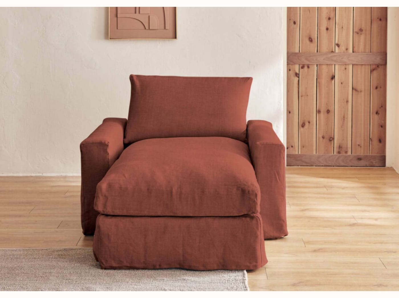 Divano letto in lino LENO