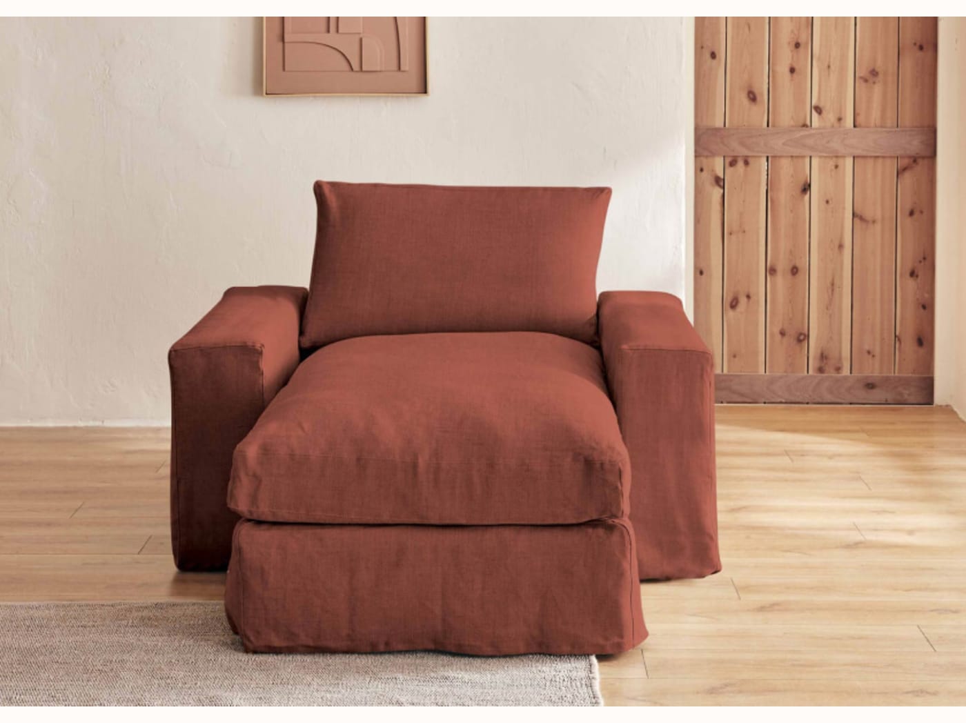 Divano letto in lino LENO