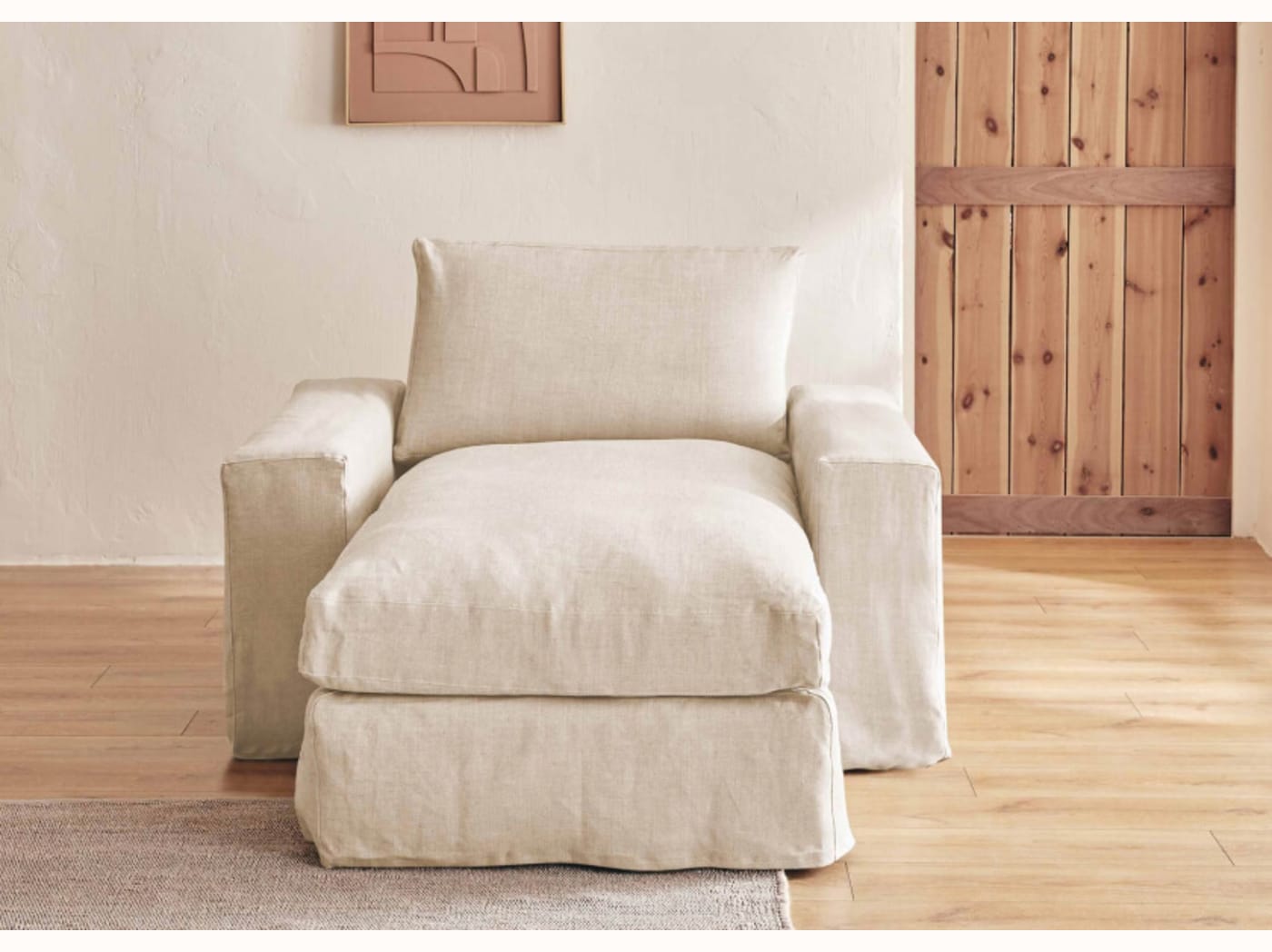 Divano letto in lino LENO