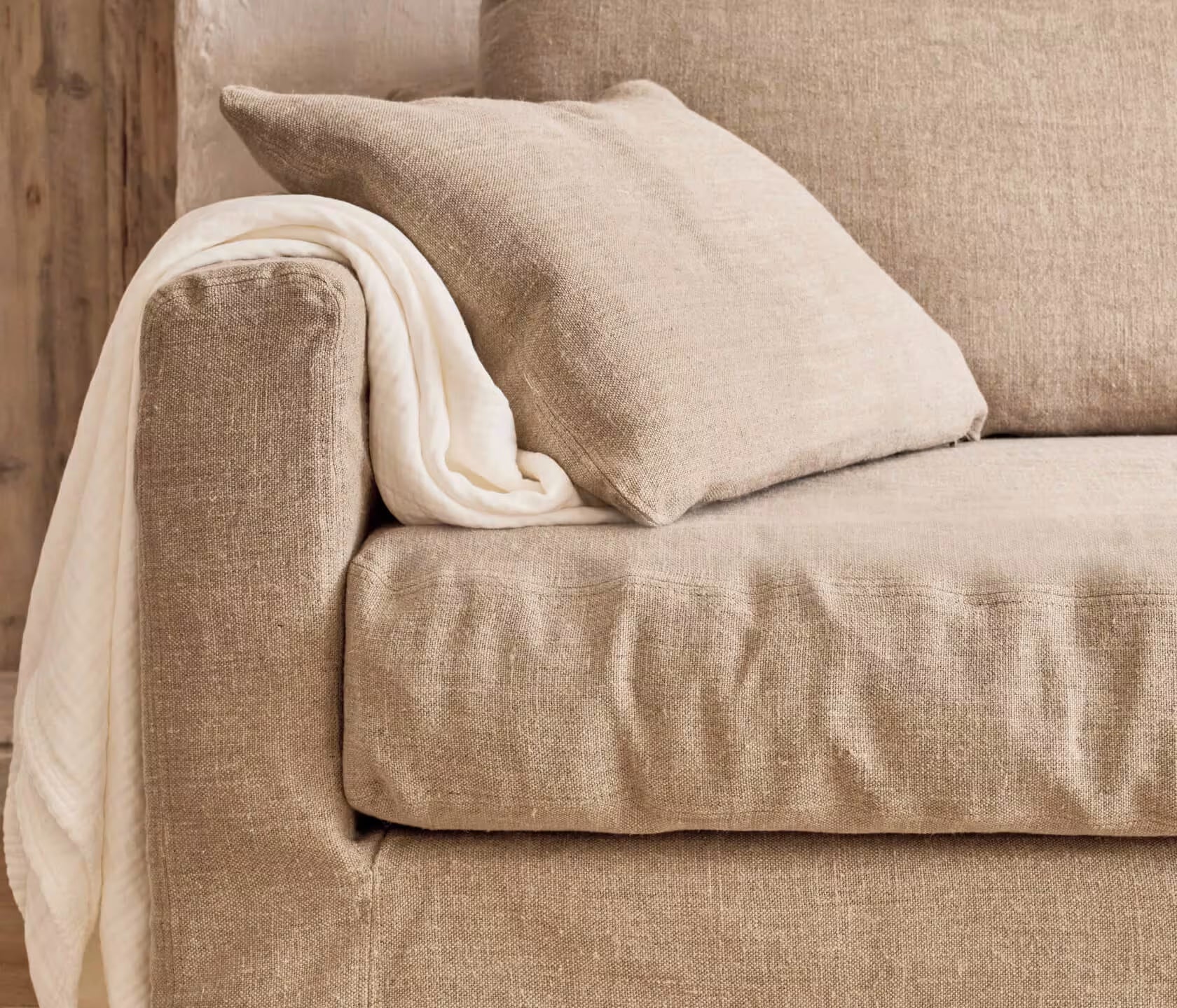 Poltrona in lino PALM