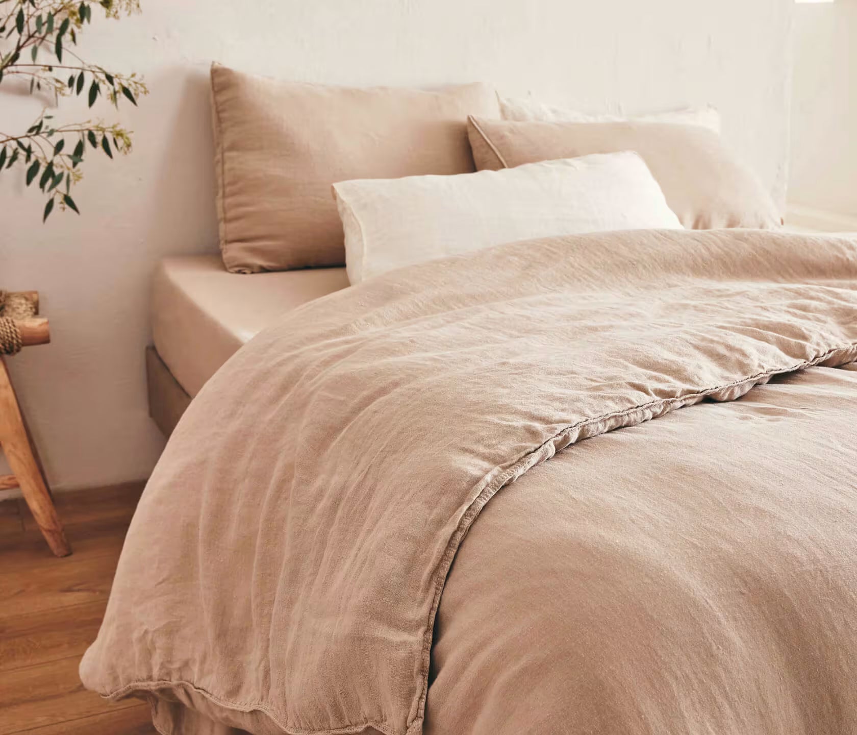 Set da letto in canapa
