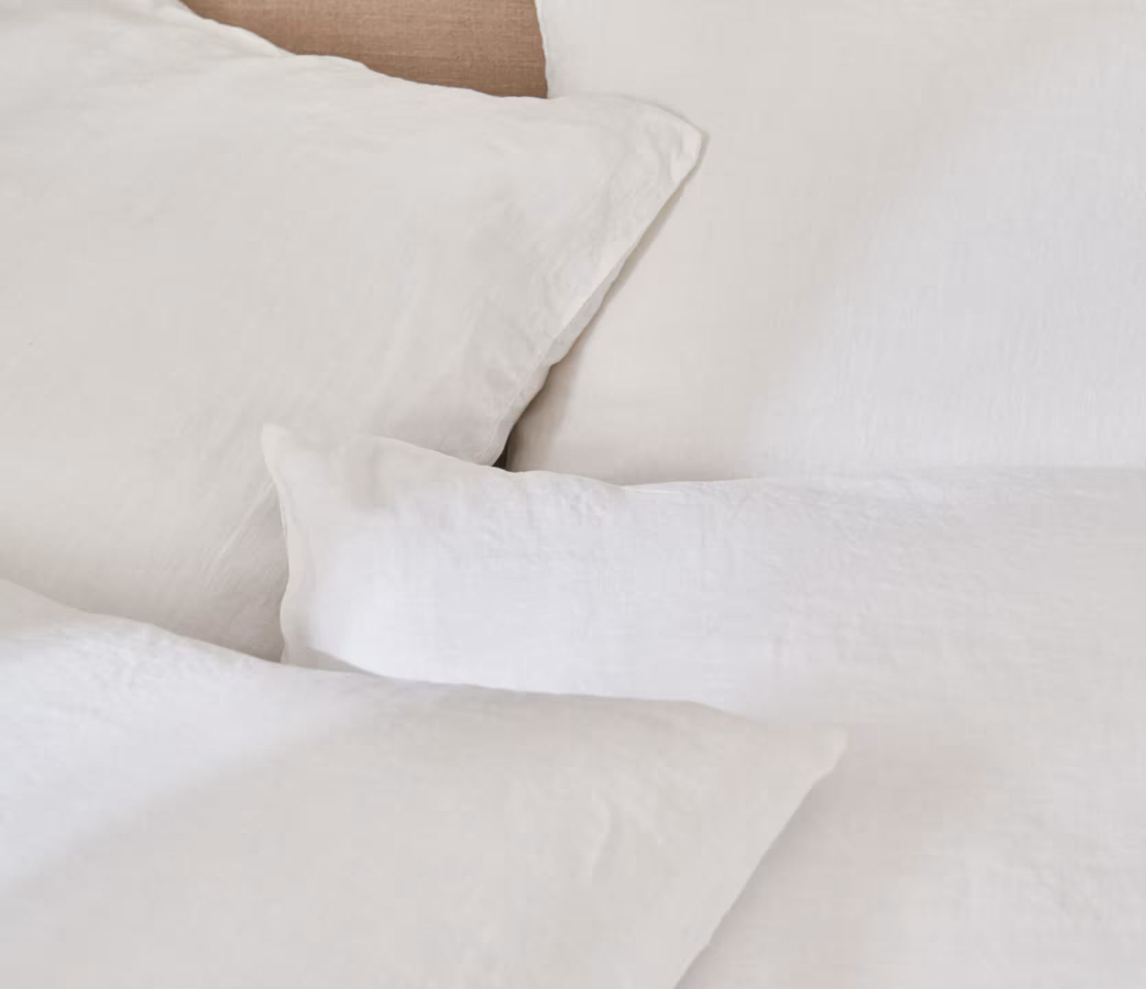 Set da letto in lino