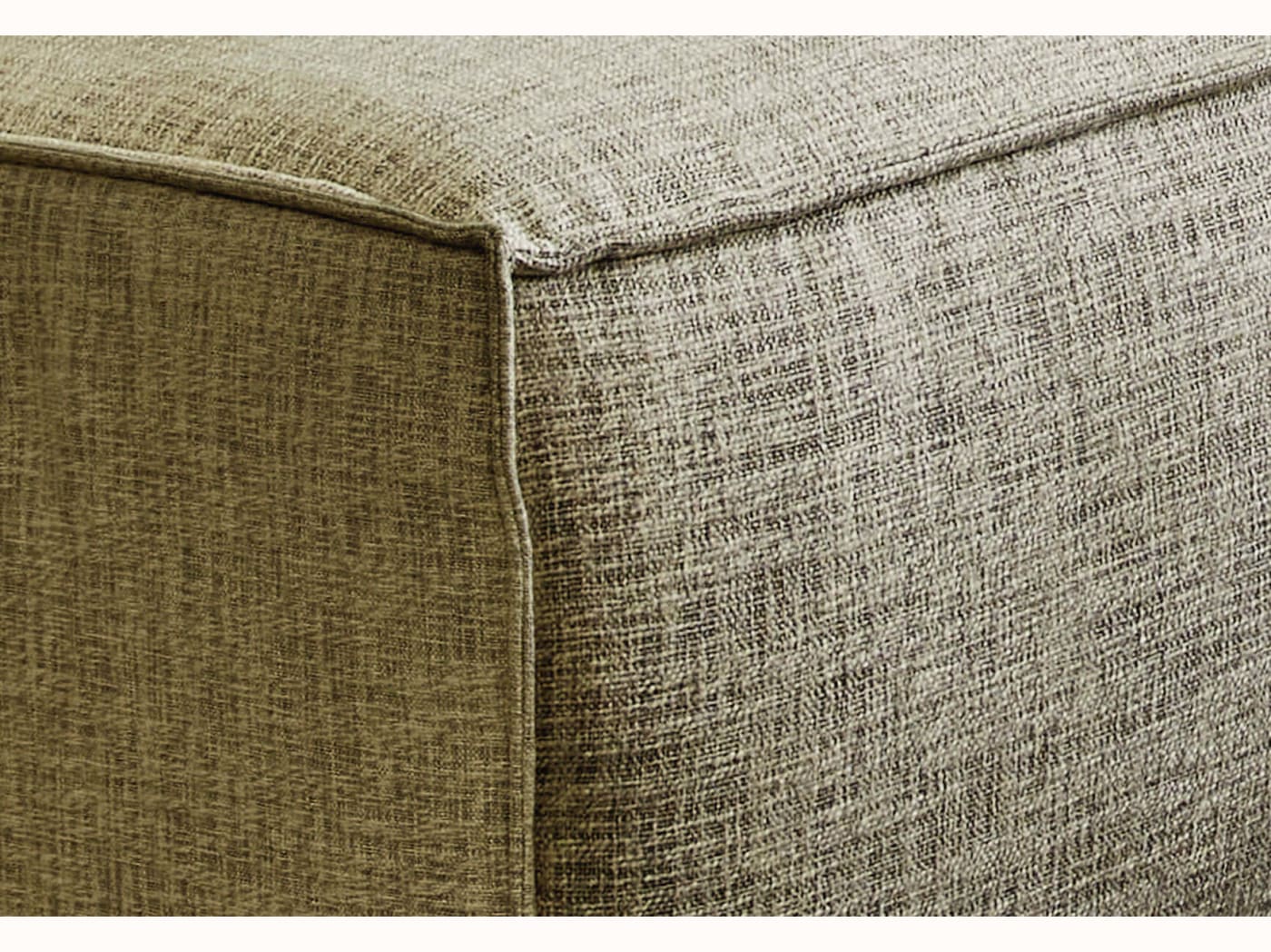 Pouf con base in legno FOLIA