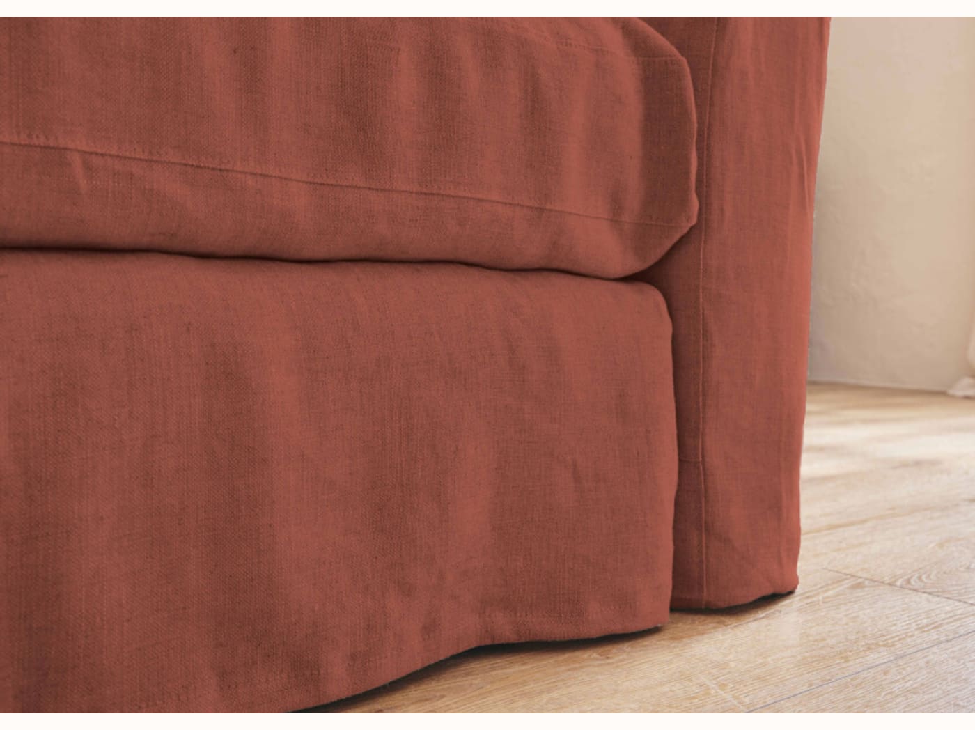 Poltrona LENO in lino, 60 cm