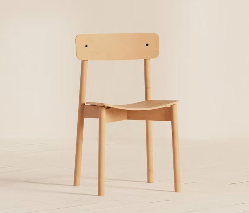Sedia in legno massello MAIA (set da 2)