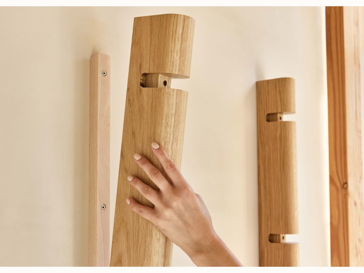 Mensola da parete modulare in legno massello BAOBAB - 60x120 cm