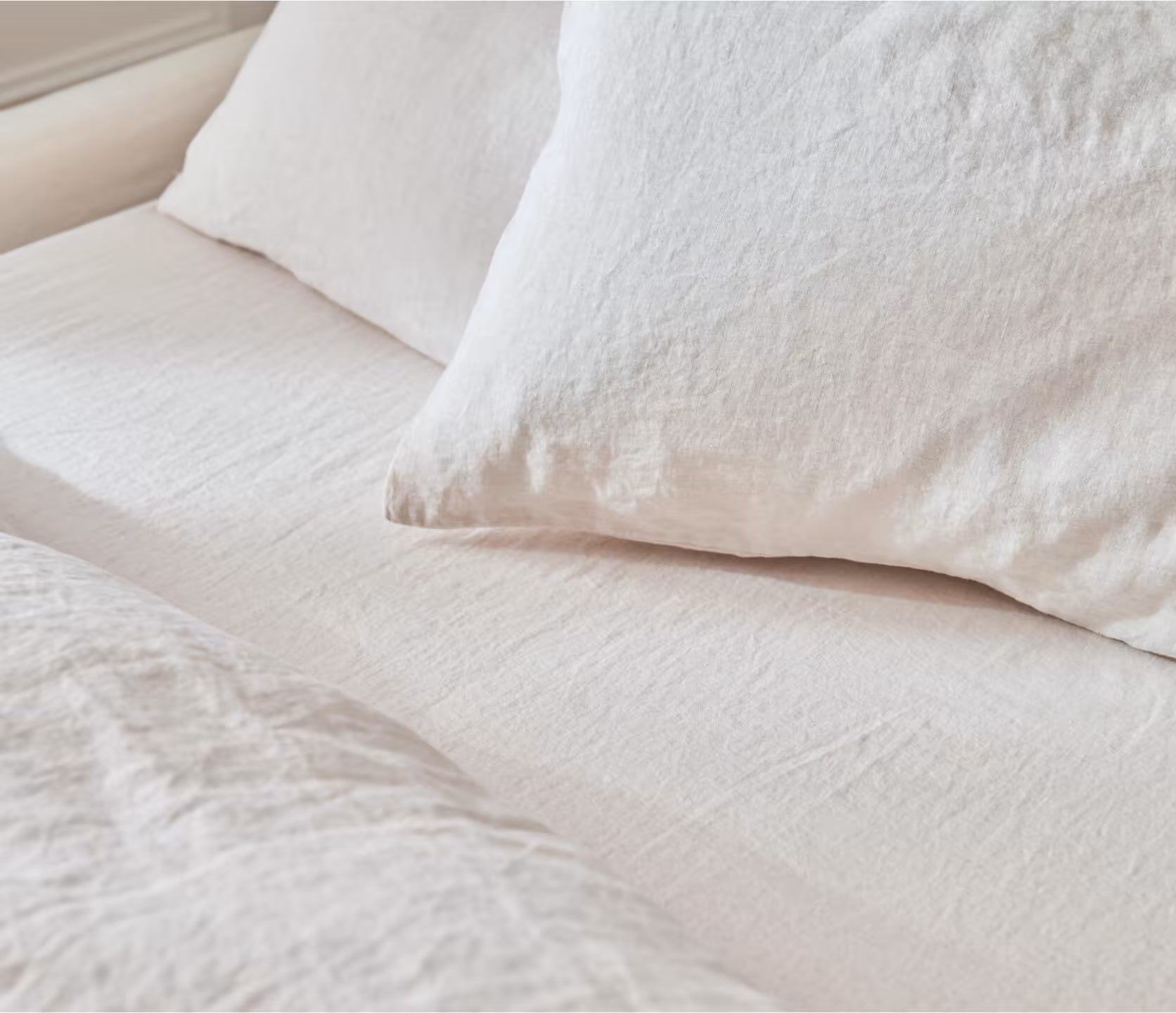 Set da letto in lino