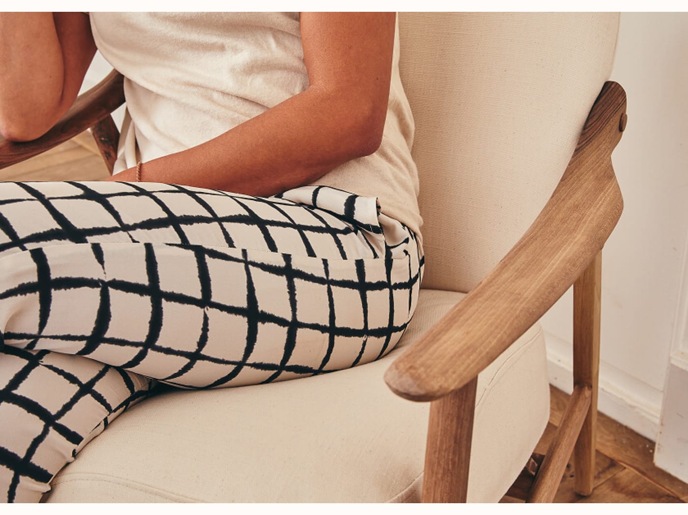 Poltrona in legno LYRA