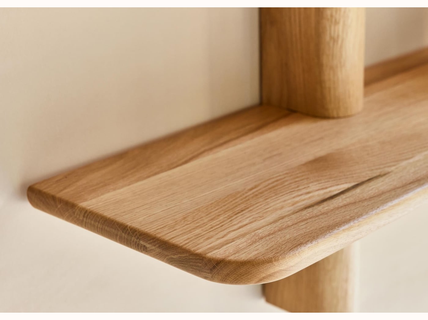 Scaffale da parete in legno massello BAOBAB