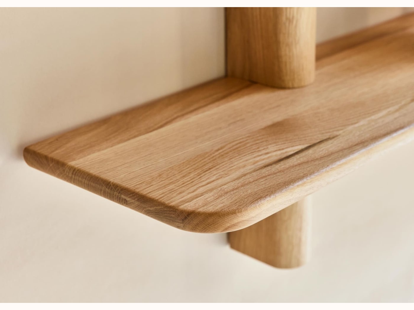 Scaffale da parete modulare in legno massello BAOBAB