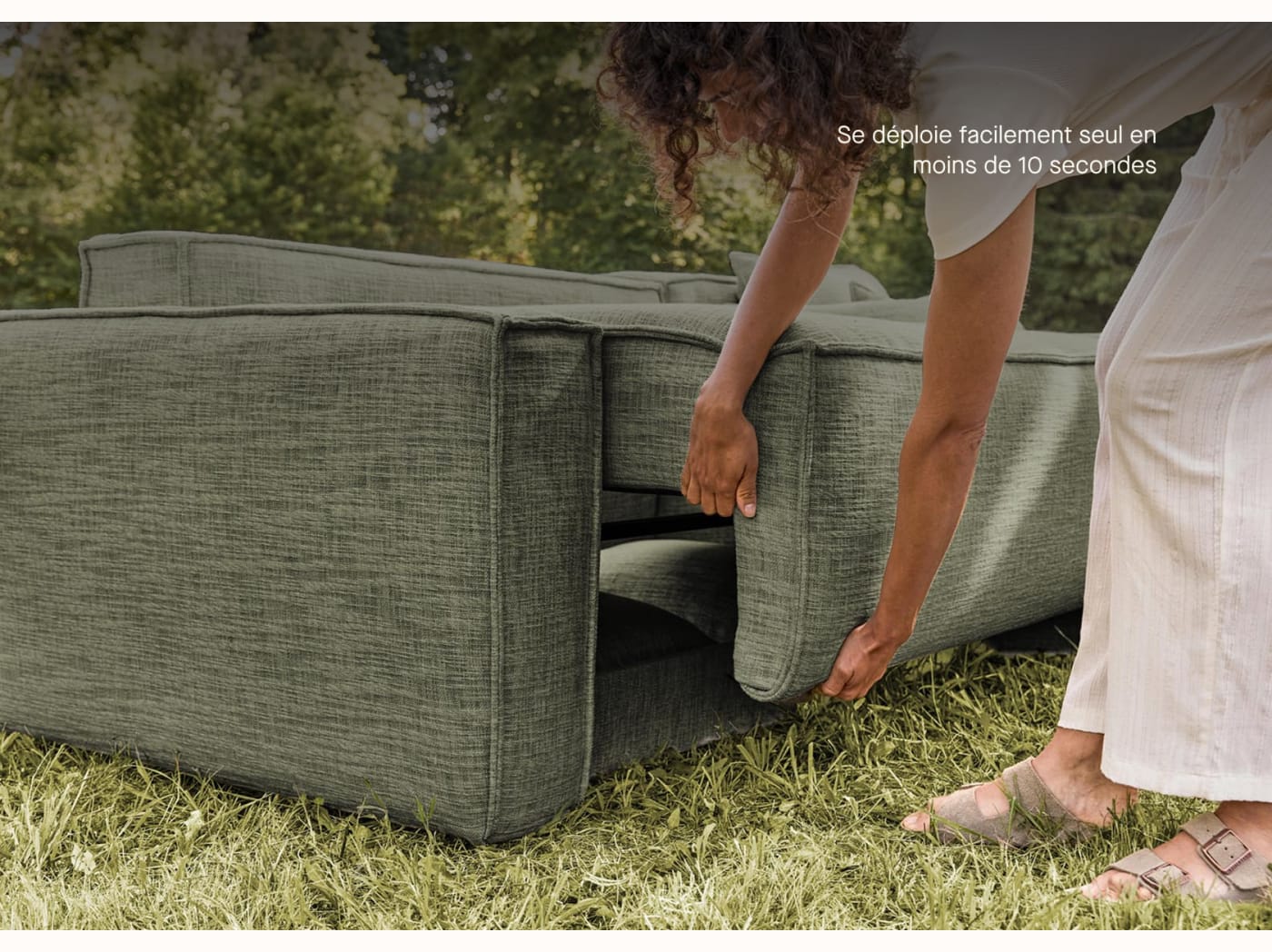 Divano letto angolare FOLIA