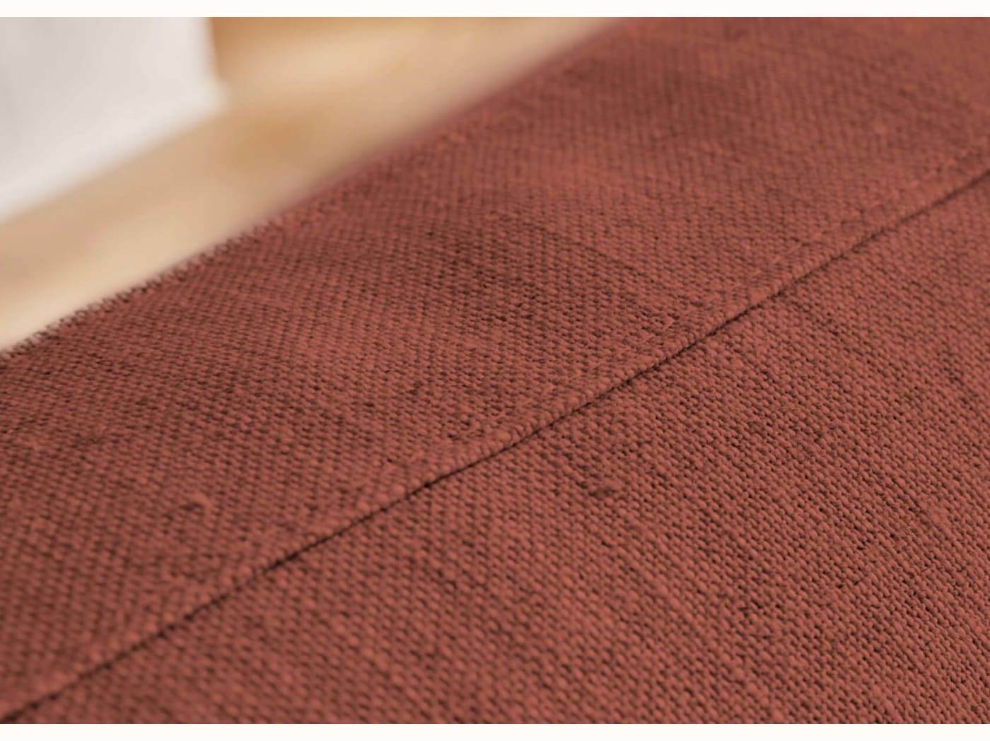 Poltrona ampia in lino LENO - 80 cm