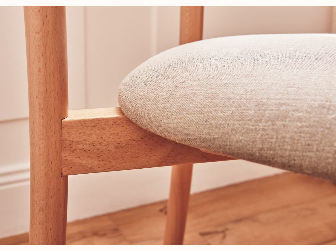 Sedia in legno massello TULIPE (set da 2)
