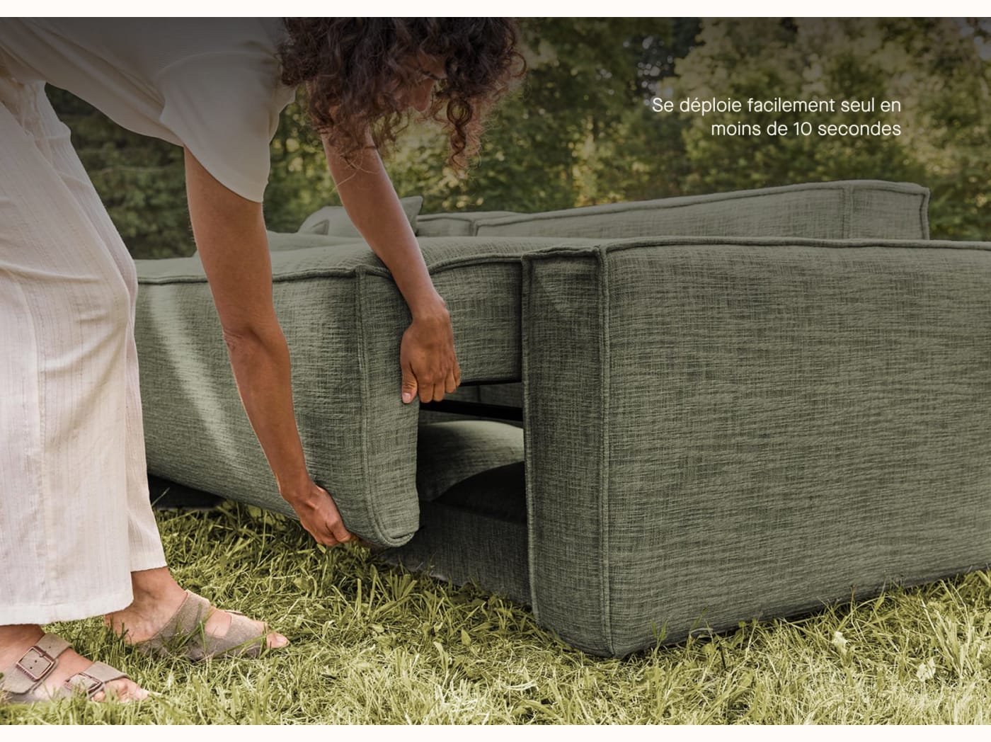 Divano letto angolare FOLIA