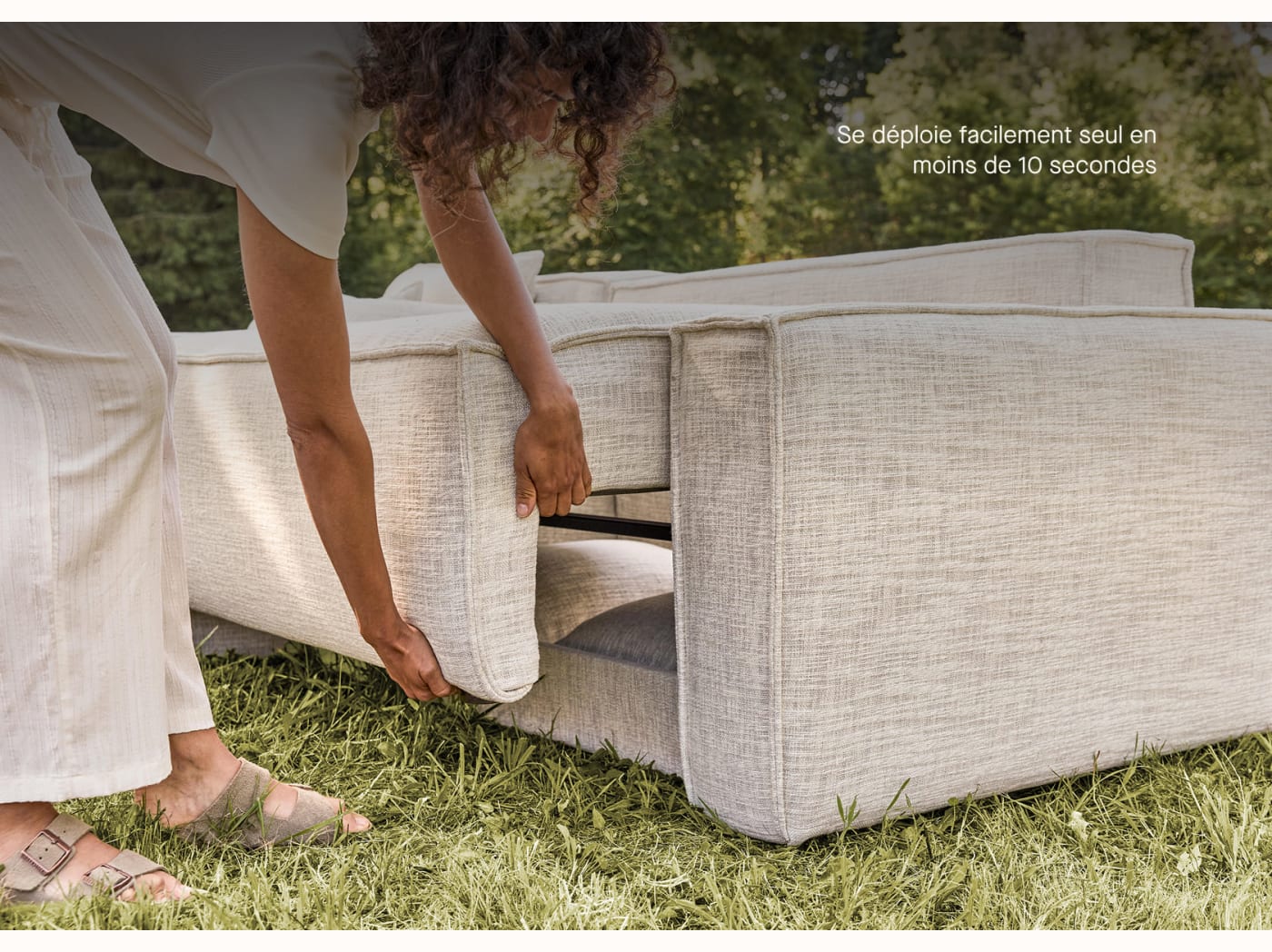 Divano letto angolare FOLIA