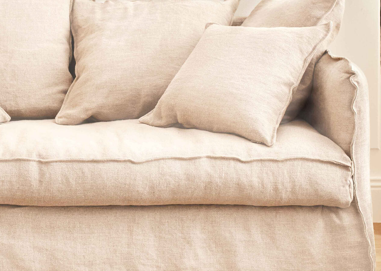 OLIA-sofa i hør