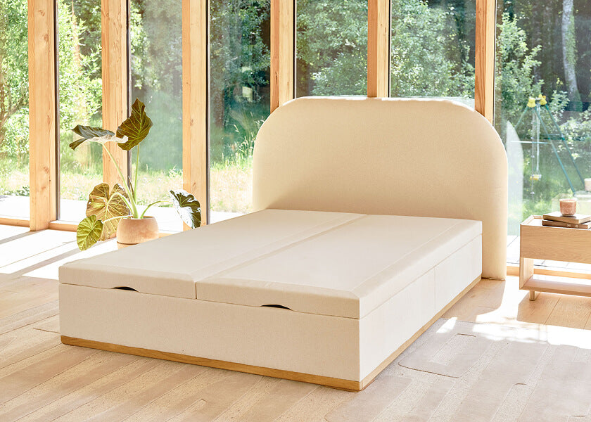 Lit coffre premium en bois massif - LA VOILE