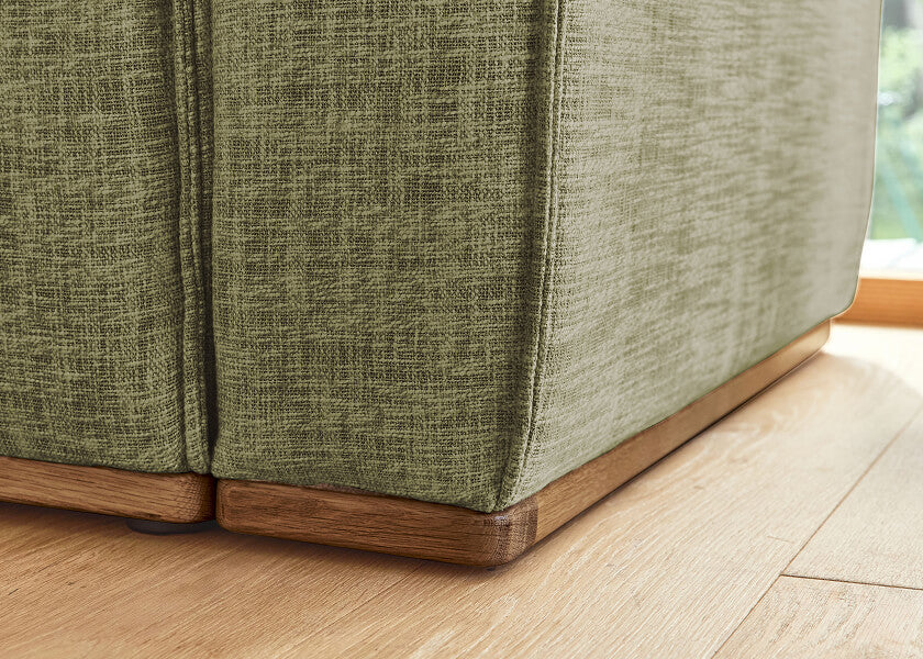 Sofá cama con base de madera FOLIA