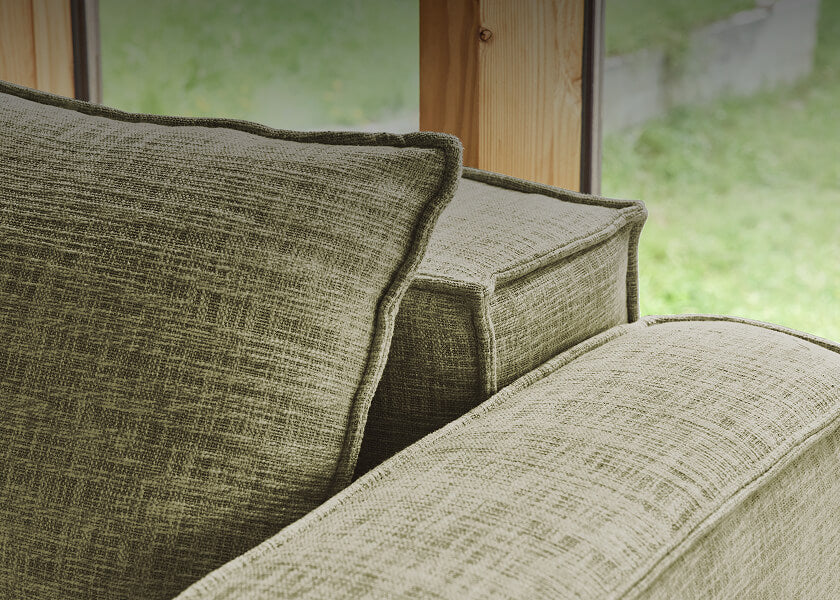 Sofá cama con base de madera FOLIA