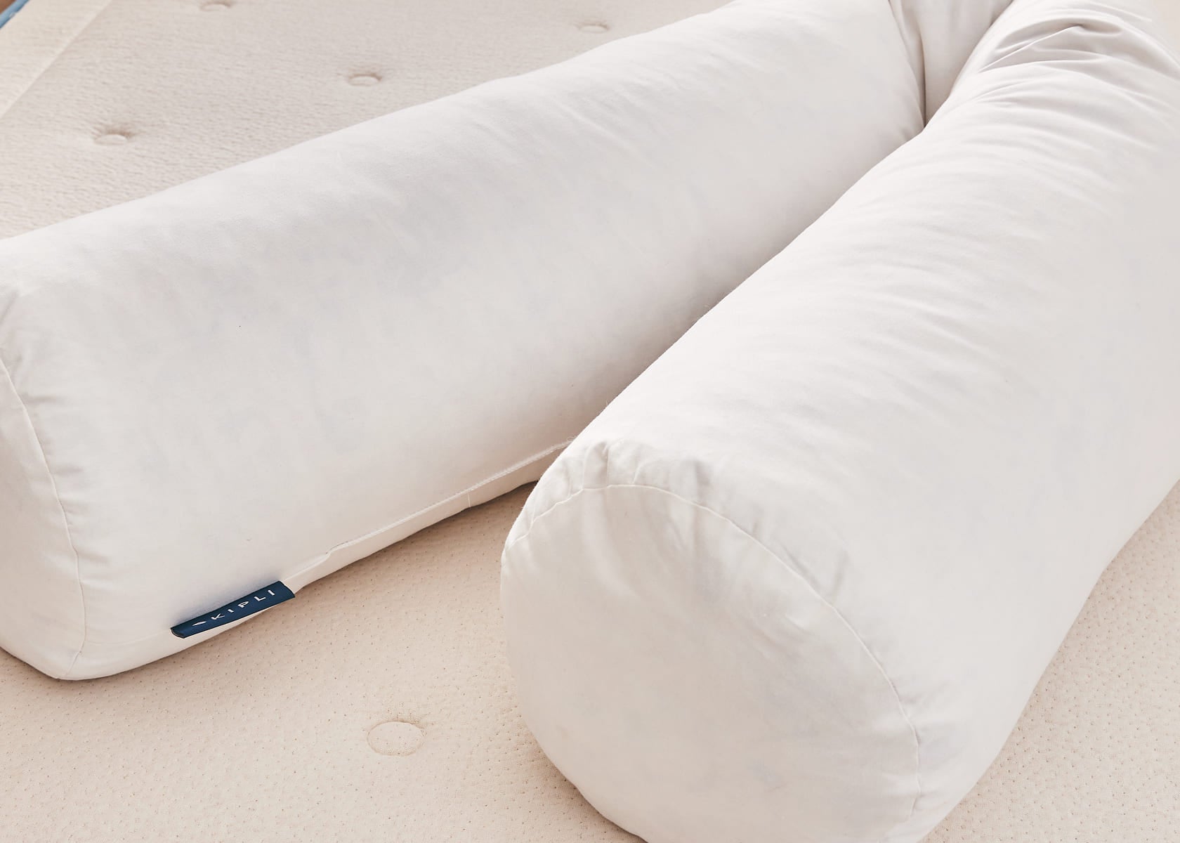 Recycled Feather and Down Bolster Pillow