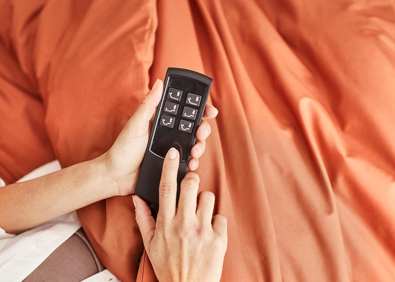 Base de cama elétrica com ripas OTTO