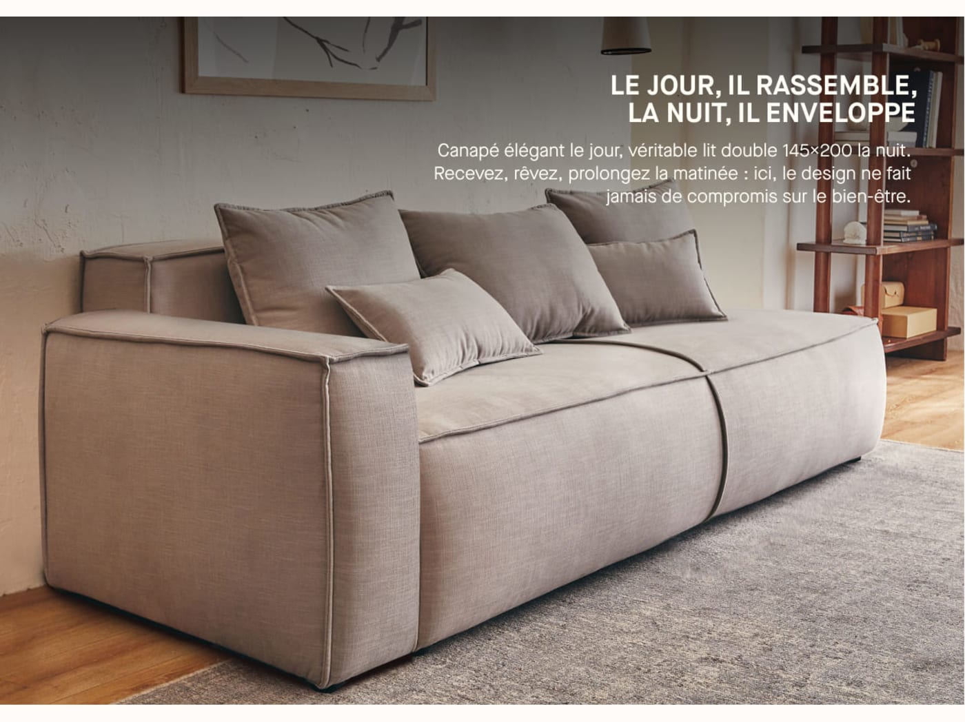 Divano letto FOLIA